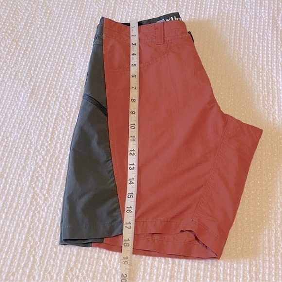 Kuhl Mutiny River Shorts Swimming Outdoors Red Gray Size 28 - Picture 13 of 14